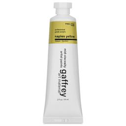 Gaffrey Art Material Standard Body Acrylic Paint - Naples Yellow, 59 ml tube
