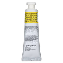 Gaffrey Art Material Standard Body Acrylic Paint - Primary Yellow, 59 ml tube back