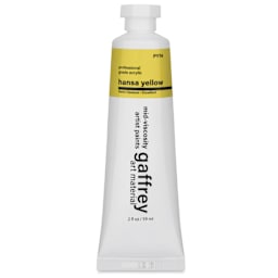 Gaffrey Art Material Standard Body Acrylic Paint - Hansa Yellow, 59 ml tube