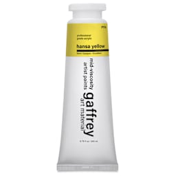 Gaffrey Art Material Standard Body Acrylic Paint - Hansa Yellow, 200 ml tube