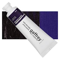 Gaffrey Art Material Standard Body Acrylic Paint - Dioxazine Purple, 59 ml tube and swatch
