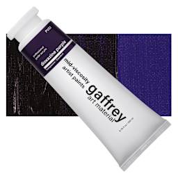 Gaffrey Art Material Standard Body Acrylic Paint - Dioxazine Purple, 200 ml tube and swatch