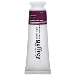 Gaffrey Art Material Standard Body Acrylic Paint - Quinacridone Violet, 200 ml tube