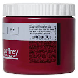 Gaffrey Art Material Standard Body Acrylic Paint - Quinacridone Violet, 473 ml jar