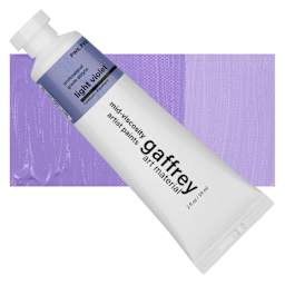 Gaffrey Art Material Standard Body Acrylic Paint - Light Violet, 59 ml tube and swatch