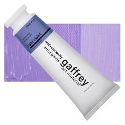 Gaffrey Art Material Standard Body Acrylic Paint - Light Violet, 200 ml tube and swatch