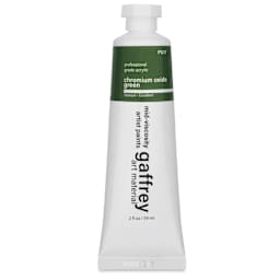 Gaffrey Art Material Standard Body Acrylic Paint - Chromium Green Oxide, 59 ml tube