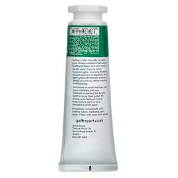 Gaffrey Art Material Standard Body Acrylic Paint - Permanent Green, 200 ml tube back