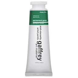 Gaffrey Art Material Standard Body Acrylic Paint - Permanent Green, 200 ml tube
