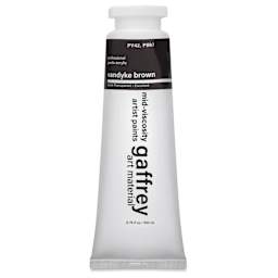 Gaffrey Art Material Standard Body Acrylic Paint - Vandyke Brown, 200 ml tube