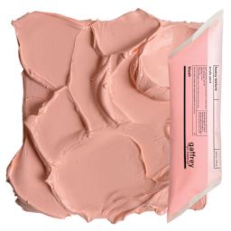 Gaffrey Heavy Body Texture Acrylic Paint - Blush, 16 oz pouch and swatch