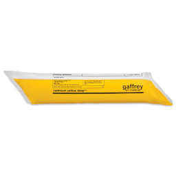 Gaffrey Heavy Body Texture Acrylic Paint - Cadmium Yellow Deep Hue, 32 oz