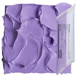 Gaffrey Heavy Body Texture Acrylic Paint - Light Violet, 16 oz pouch and swatch