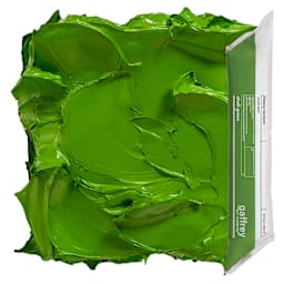 Gaffrey Heavy Body Texture Acrylic Paint - Shell Green, 32 oz pouch and swatch