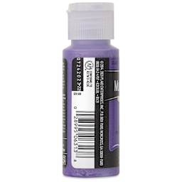 FolkArt Multi-Surface Metallic Acrylic Paint - Tanzanite, 59 ml bottle side