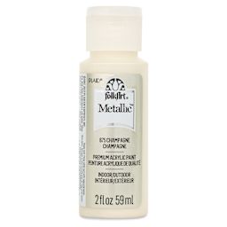 FolkArt Metallic Acrylic Paint - Champagne, 59 ml