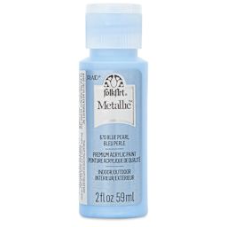 FolkArt Metallic Acrylic Paint - Blue Pearl, 59 ml