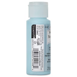 FolkArt Metallic Acrylic Paint - Ice Blue, 59 ml - back of bottle