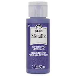 FolkArt Metallic Acrylic Paint - Violet Shimmer, 59 ml