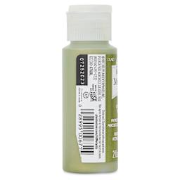 FolkArt Metallic Acrylic Paint - Peridot, 59 ml - side of bottle