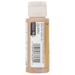 FolkArt Metallic Acrylic Paint - Bronze Metal, 59 ml bottle side