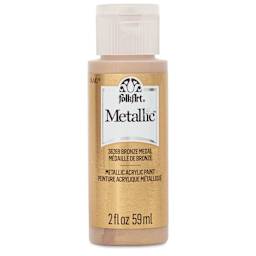 FolkArt Metallic Acrylic Paint - Bronze Metal, 59 ml
