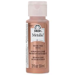 FolkArt Metallic Acrylic Paint - Rose Gold, 59 ml