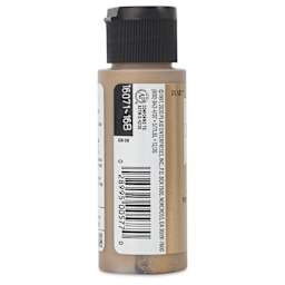 FolkArt Metallic Acrylic Paint - Sahara Gold, 59 ml - side of bottle