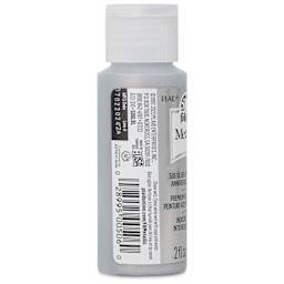 FolkArt Metallic Acrylic Paint - Silver Anniversary, 59 ml - side of bottle