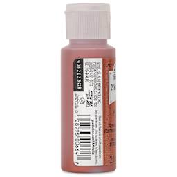 FolkArt Metallic Acrylic Paint - Copper, 59 ml bottle side