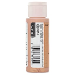 FolkArt Metallic Acrylic Paint - Radiant Copper, 59 ml - side of bottle