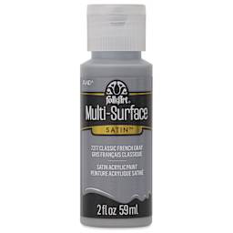 FolkArt Multi-Surface Acrylic Paint - Classic French Gray, 59 ml