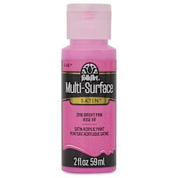 FolkArt Multi-Surface Acrylic Paint - Bright Pink, 59 ml