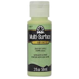 FolkArt Multi-Surface Acrylic Paint -Soft Apple, 59 ml