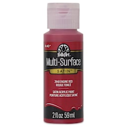 FolkArt Multi-Surface Acrylic Paint - Engine Red, 59 ml