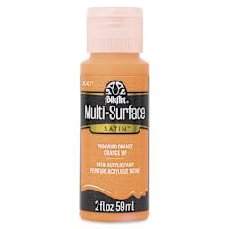 FolkArt Multi-Surface Acrylic Paint - Vivid Orange, 59 ml