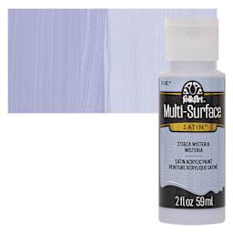 FolkArt Multi-Surface Acrylic Paint - Wisteria, 59 ml bottle and swatch