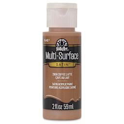 FolkArt Multi-Surface Acrylic Paint - Coffee Latte, 59 ml