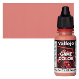 Vallejo Game Color Acrylic Paint - Anthea Skin - Bottle and Swatch