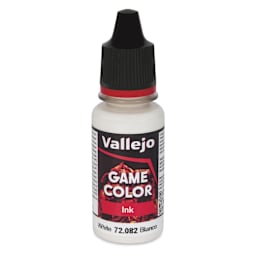 Vallejo Game Color Acrylic Ink - White, 18 ml - front of bottle