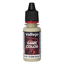 Vallejo Game Color Acrylic Paint - Bone White, 18 ml - front