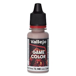 Vallejo Game Color Acrylic Paint - Warm Grey, 18 ml - front