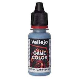 Vallejo Game Color Acrylic Paint - Steel Grey, 18 ml - front