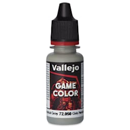Vallejo Game Color Acrylic Paint - Neutral Grey, 18 ml - front