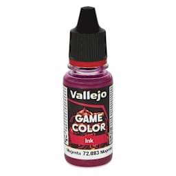 Vallejo Game Color Acrylic Ink - Magenta, 18 ml - front of bottle