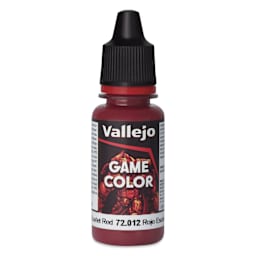 Vallejo Game Color Acrylic Paint - Scarlet Red, 18 ml - front