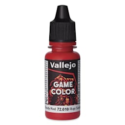 Vallejo Game Color Acrylic Paint - Bloody Red, 18 ml - front