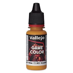 Vallejo Game Color Acrylic Paint - Gold Yellow, 18 ml - front