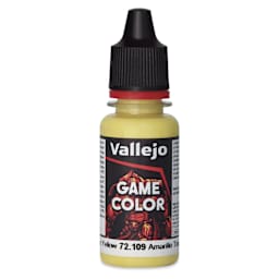 Vallejo Game Color Acrylic Paint - Toxic Yellow, 18 ml - front
