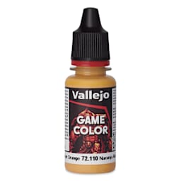Vallejo Game Color Acrylic Paint - Sunset Orange, 18 ml - front